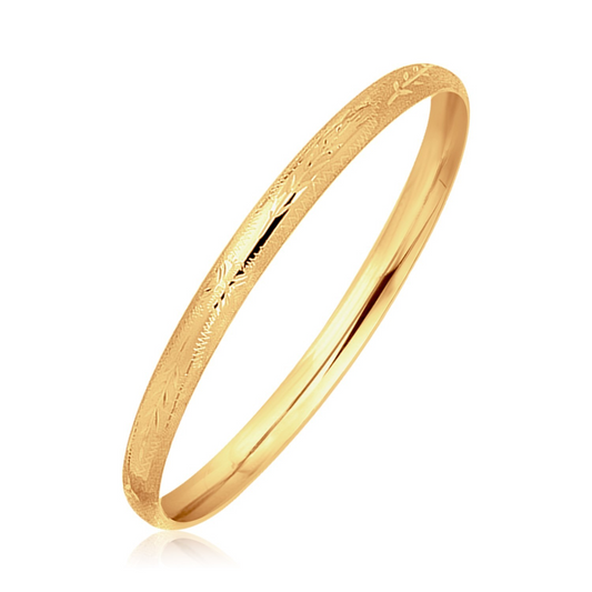 14k Two-Tone Gold Fancy X Line Bracelet (4.80 mm)
